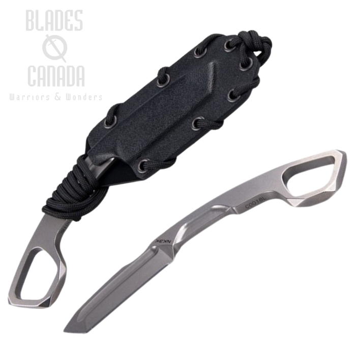 Extrema Ratio N.K.3K Tanto Neck Knife, N690 Stonewash, Kydex Sheath